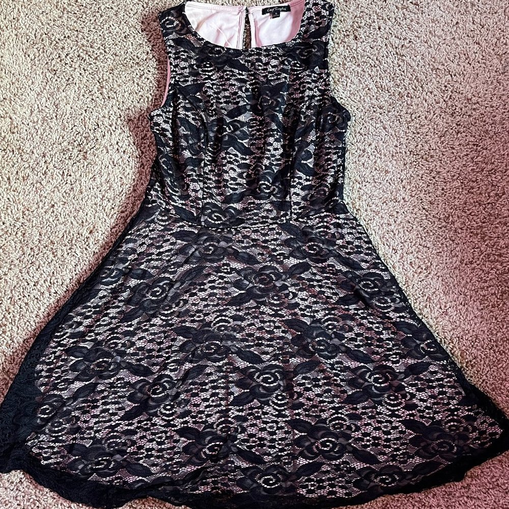 Black Lacey Dress (Size Small)
